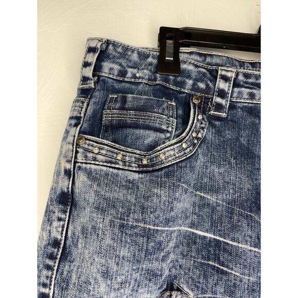 Cowgirl Tuff Co. Avalanche II Jeans Western Size 34 x 37 Long Blingy Bootcut - Picture 4 of 9